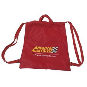 Advance Auto Parts Red Backpack Style 17"x15" Nylon Tote w/ Handles- Front Logo